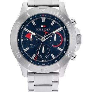 TOMMY  HILFIGER WATCH STAIN LESS STEEL  46 mm TW001790 TOMMY HILFIGER WATCH NEW